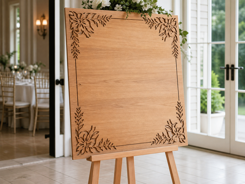 Wooden Wedding Welcome Sign