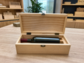 Wholesale single-bottle wooden presentation box in natural wood, CHUANRUI factory product photography