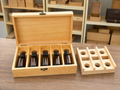 Wholesale wooden essential oil gift box in natural wood, CHUANRUI factory product photography