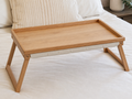 Wholesale cushioned lap tray in natural wood, CHUANRUI factory product photography